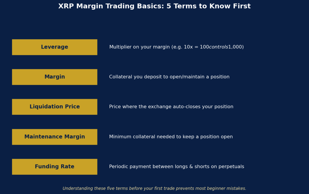 XRP margin trading basics beginner guide chart
